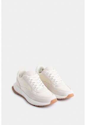 Tenis Castor De Cuero Y Textil Para Hombre Apariencia Deportiva Tenis Castor De Cuero Y Textil Para Hombre Apariencia Deportiva Blanco 44 VÉLEZ