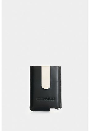 Porta Documentos En Cuero Para Hombre Miniwallet Porta Documentos En Cuero Para Hombre Miniwallet Negro VÉLEZ