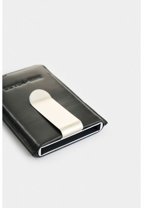 Porta Documentos En Cuero Para Hombre Miniwallet Porta Documentos En Cuero Para Hombre Miniwallet Negro VÉLEZ