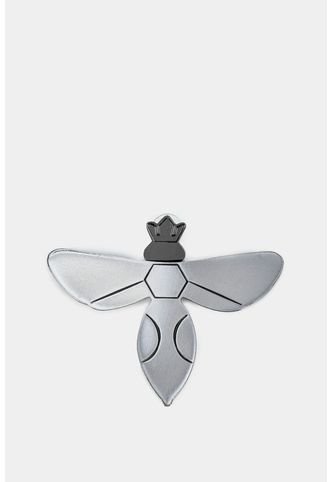 Aretes Maxi Abeja En Lámina Con Resina Para Mujer Vélez