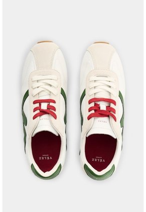 Tenis En Cuero Para Mujer Blooms Tenis En Cuero Para Mujer Blooms Blanco 40 VÉLEZ
