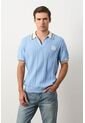 Polo Manga Corta Para Hombre Polo Manga Corta Para Hombre Azul Claro XS VÉLEZ de Vélez