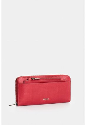 Billetera Porta Chequera De Cuero Para Mujer Esmeralda Billetera Porta Chequera De Cuero Para Mujer Esmeralda Rojo VÉLEZ