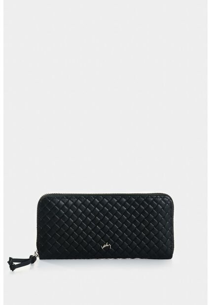 Billetera Porta Chequera De Cuero Para Mujer Astra Billetera Porta Chequera De Cuero Para Mujer Astra Negro VÉLEZ