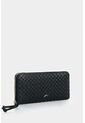 Billetera Porta Chequera De Cuero Para Mujer Astra Billetera Porta Chequera De Cuero Para Mujer Astra Negro VÉLEZ de Vélez