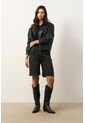 Bermuda Recta Con Detalle Taches Para Mujer Efos Bermuda Recta Con Detalle Taches Para Mujer Efos Negro 10 VÉLEZ de Vélez