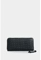 Billetera Porta Chequera De Cuero Para Mujer Astra Billetera Porta Chequera De Cuero Para Mujer Astra Negro VÉLEZ de Vélez