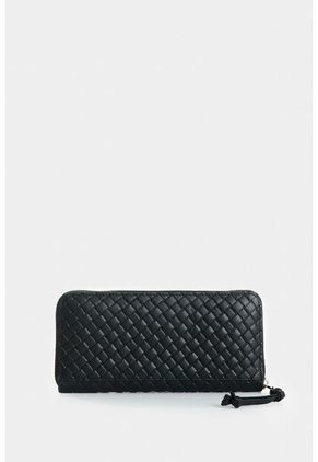 Billetera Porta Chequera De Cuero Para Mujer Astra Billetera Porta Chequera De Cuero Para Mujer Astra Negro VÉLEZ