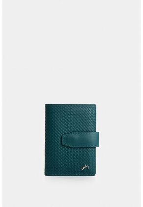 Billetera De Cuero Grabado Para Mujer Aria Billetera De Cuero Grabado Para Mujer Aria Agua Marina VÉLEZ