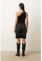 Bermuda Recta Con Detalle Taches Para Mujer Efos Bermuda Recta Con Detalle Taches Para Mujer Efos Negro 10 VÉLEZ de Vélez