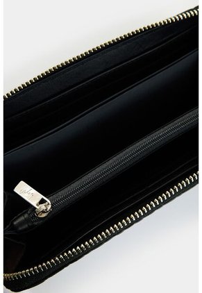 Billetera Porta Chequera De Cuero Para Mujer Astra Billetera Porta Chequera De Cuero Para Mujer Astra Negro VÉLEZ