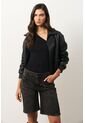 Bermuda Recta Con Detalle Taches Para Mujer Efos Bermuda Recta Con Detalle Taches Para Mujer Efos Negro 10 VÉLEZ de Vélez