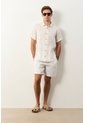 Camisa En Lino Manga Corta Siena Para Hombre Camisa En Lino Manga Corta Siena Para Hombre Arena XS VÉLEZ de Vélez