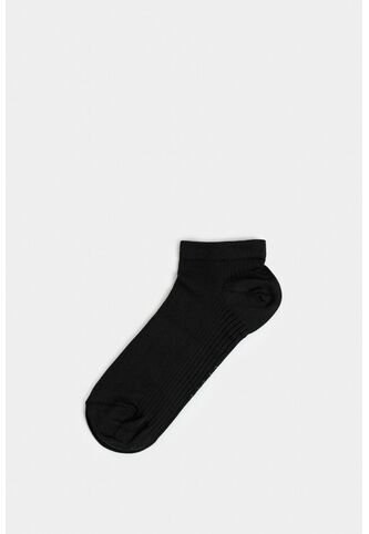 Calcetines Tobilleros Lines 3 De Algodón Para Hombre Detalle Acanalado Calcetines Tobilleros Lines 3 De Algodón Para Hombre Detalle Acanalado Negro XS VÉLEZ Vélez