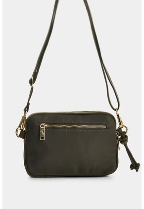 Manos Libres En Lona Y Cuero Para Mujer Tabata Manos Libres En Lona Y Cuero Para Mujer Tabata Verde Oliva VÉLEZ