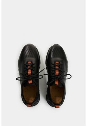 Zapatos De Cordón De Cuero Para Hombre Aria Zapatos De Cordón De Cuero Para Hombre Aria Negro 43 VÉLEZ
