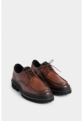 Zapato De Cordón Hoggar Para Hombre Acabado Artesanal Zapato De Cordón Hoggar Para Hombre Acabado Artesanal Miel 40 VÉLEZ
