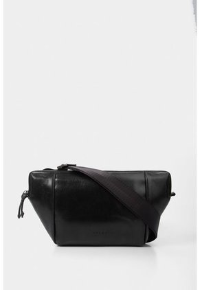 Riñonera Doblez De Cuero Para Hombre Vintage