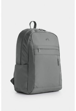 Morral Sierra En Lona Para Hombre Manija Cuero Morral Sierra En Lona Para Hombre Manija Cuero Gris VÉLEZ