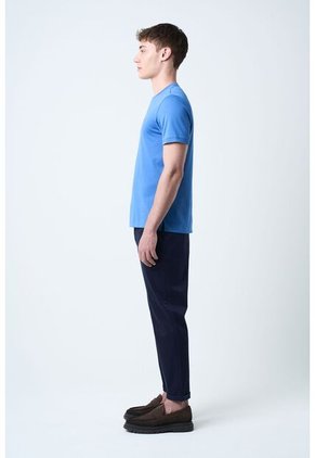 Camiseta Micropima Arizona Para Hombre Semi Ajustada Camiseta Micropima Arizona Para Hombre Semi Ajustada Azul M VÉLEZ