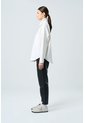Camisa Avellano Manga Larga Oversized Para Mujer Hombro Rodado Camisa Avellano Manga Larga Oversized Para Mujer Hombro Rodado Crema XS VÉLEZ de Vélez