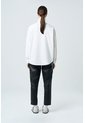 Camisa Avellano Manga Larga Oversized Para Mujer Hombro Rodado Camisa Avellano Manga Larga Oversized Para Mujer Hombro Rodado Crema XS VÉLEZ de Vélez