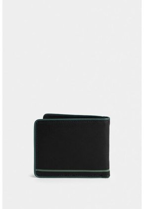 Billetera Cumbal De Cuero Para Hombre Detalles En Contraste Billetera Cumbal De Cuero Para Hombre Detalles En Contraste Negro Vélez