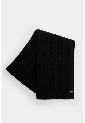 Bufanda Tejida Para Hombre Sierra Bufanda Tejida Para Hombre Sierra Negro XS VÉLEZ