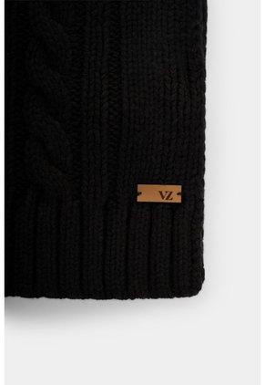 Bufanda Tejida Para Hombre Sierra Bufanda Tejida Para Hombre Sierra Negro XS VÉLEZ