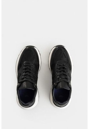 Tenis Garda De Cuero Para Hombre Detalles Jacquar Tenis Garda De Cuero Para Hombre Detalles Jacquar Negro 45 VÉLEZ