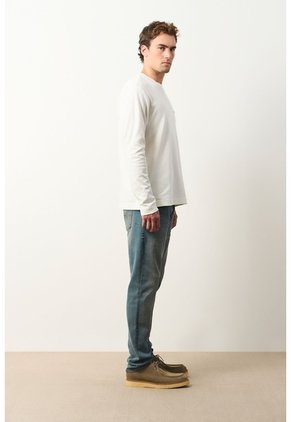 Camiseta Tejida Manga Larga Para Hombre Sabina Camiseta Tejida Manga Larga Para Hombre Sabina Blanco L VÉLEZ