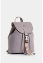 Morral Elora En Lona Y Cuero Para Mujer Detalle Contraste Morral Elora En Lona Y Cuero Para Mujer Detalle Contraste Gris VÉLEZ de Vélez