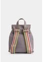 Morral Elora En Lona Y Cuero Para Mujer Detalle Contraste Morral Elora En Lona Y Cuero Para Mujer Detalle Contraste Gris VÉLEZ de Vélez