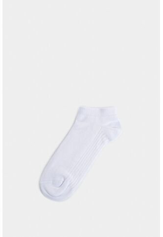 Calcetines Tobilleros Lines 3 De Algodón Para Hombre Detalle Acanalado Calcetines Tobilleros Lines 3 De Algodón Para Hombre Detalle Acanalado Blanco XS VÉLEZ Vélez