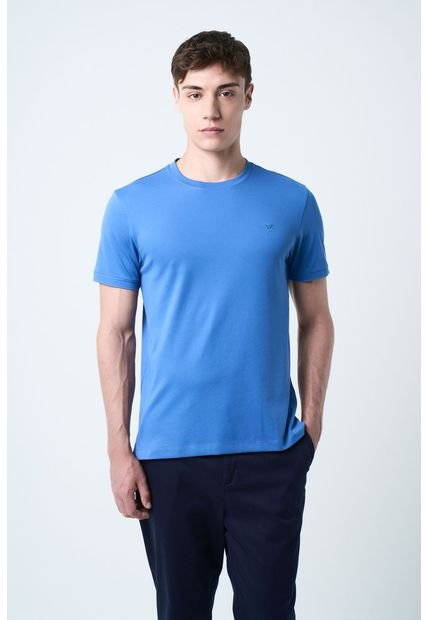 Camiseta Micropima Arizona Para Hombre Semi Ajustada Camiseta Micropima Arizona Para Hombre Semi Ajustada Azul L Vélez