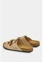 Sandalia Plana Pilos De Cuero Para Mujer Suela Corcho Sandalia Plana Pilos De Cuero Para Mujer Suela Corcho Beige 35 VÉLEZ de Vélez