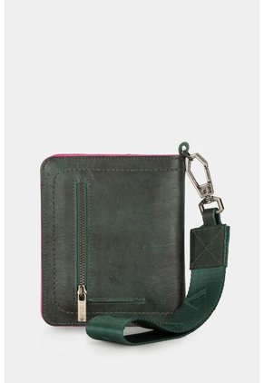 Billetera Kubor De Cuero Para Mujer Cremallera Billetera Kubor De Cuero Para Mujer Cremallera Verde Vélez