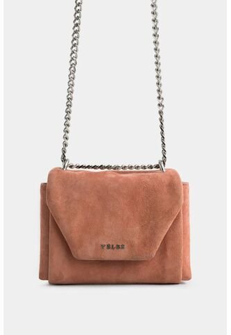 Manos Libres Mini Lili 2.0 De Cuero Gamuza Para Mujer Cadena Manos Libres Mini Lili 2.0 De Cuero Gamuza Para Mujer Cadena Rosado VÉLEZ Vélez