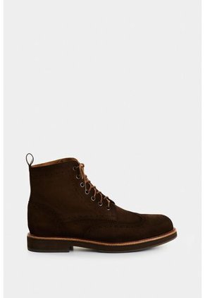 Botas Silene De Cuero Gamuzado Para Hombre Silueta Formal Botas Silene De Cuero Gamuzado Para Hombre Silueta Formal Cafe 43 VÉLEZ