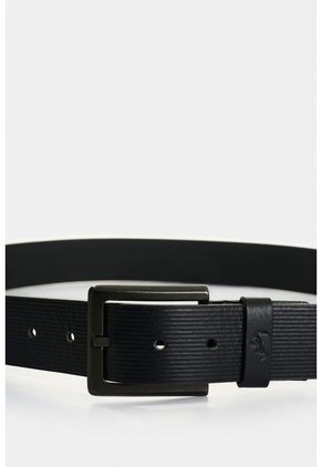 Cinturón Unifaz Vértice De Cuero Para Hombre Diseño Rayas Cinturón Unifaz Vértice De Cuero Para Hombre Diseño Rayas Negro 34 VÉLEZ