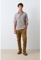 Camisa Lyra 2 Manga Larga Para Hombre Semi Fitted Camisa Lyra 2 Manga Larga Para Hombre Semi Fitted Gris XXL VÉLEZ de Vélez