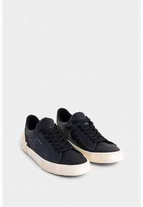 Tenis Torino 2.0 De Cuero Para Hombre Detalle Laminado Tenis Torino 2.0 De Cuero Para Hombre Detalle Laminado Negro 41 Vélez