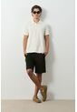 Polo Manga Corta Essential Para Hombre Textura Polo Manga Corta Essential Para Hombre Textura Crema XS VÉLEZ de Vélez