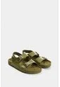 Sandalia En Cuero Para Hombre Fail Sandalia En Cuero Para Hombre Fail Verde 42 VÉLEZ de Vélez