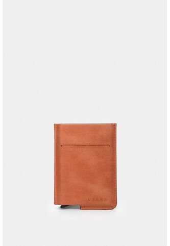 Porta Documentos De Cuero Miniwallet Porta Documentos De Cuero Miniwallet Naranja VÉLEZ Vélez