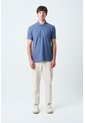 Polo Manga Corta Essential Para Hombre Textura Polo Manga Corta Essential Para Hombre Textura Azul M VÉLEZ de Vélez