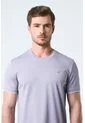 Camiseta Micropima Arizona Para Hombre Semi Ajustada Camiseta Micropima Arizona Para Hombre Semi Ajustada Gris XL VÉLEZ de Vélez