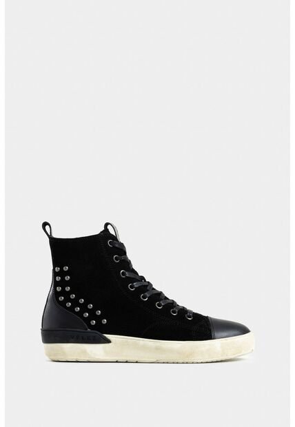 Tenis Bota En Cuero Gamuza Para Mujer Paraíso Tenis Bota En Cuero Gamuza Para Mujer Paraíso Negro 35 VÉLEZ