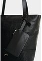 Shopping De Cuero Grabado Para Mujer Verona Shopping De Cuero Grabado Para Mujer Verona Negro VÉLEZ de Vélez