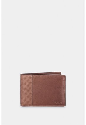Billetera Draco De Cuero Para Hombre Mezcla De Texturas Billetera Draco De Cuero Para Hombre Mezcla De Texturas Cafe VÉLEZ